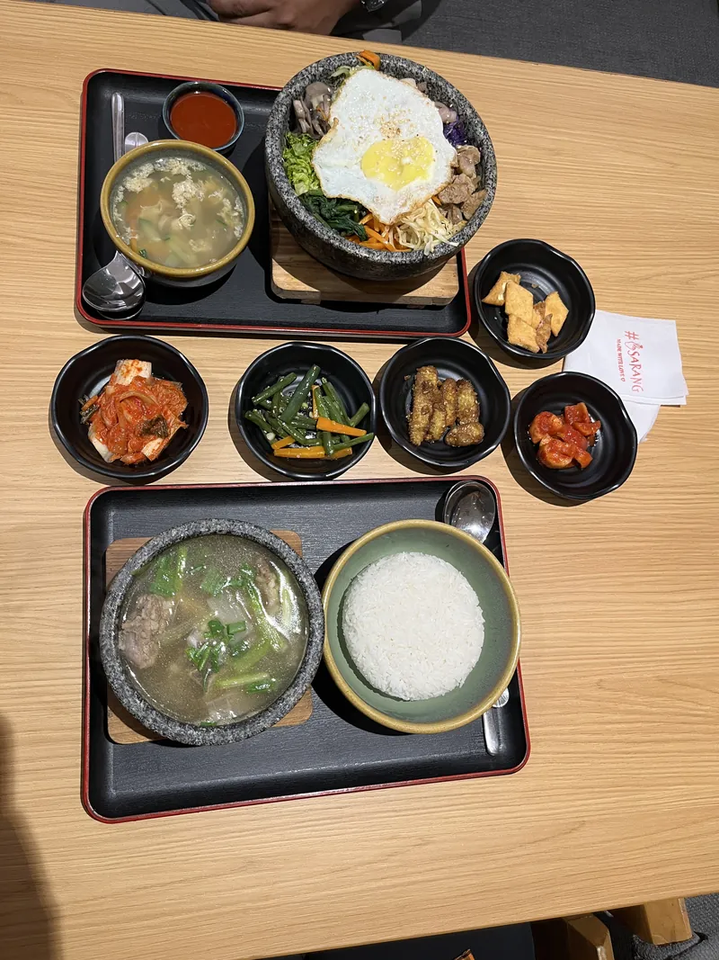 Soup, rice and side dishes